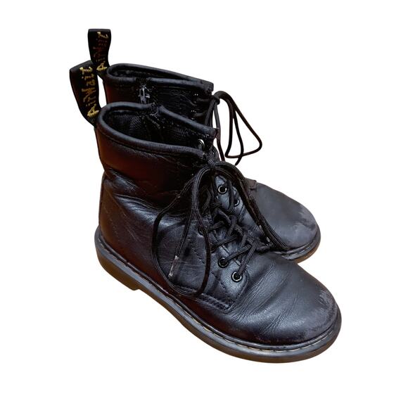 Dr. Martens Junior 1460 Leather Boot Black Size 13 - Picture 3 of 11